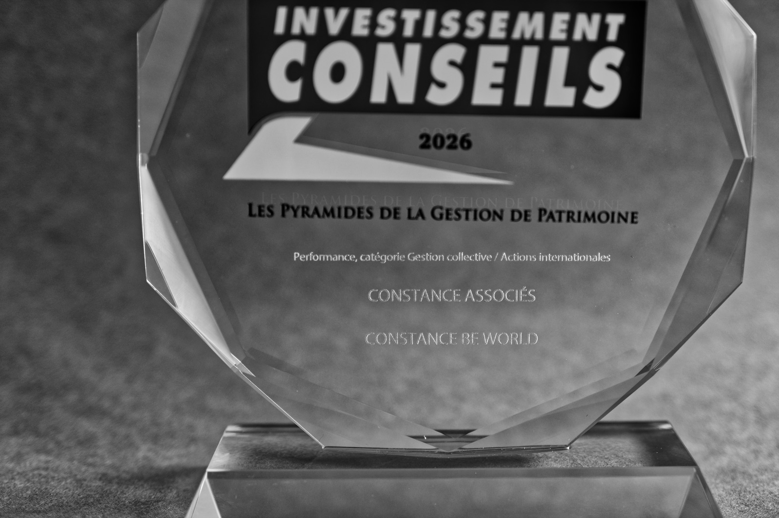 Pyramides de la Gestion de Patrimoine 2026 — Prix de Performance — Gestion collective / Actions internationales