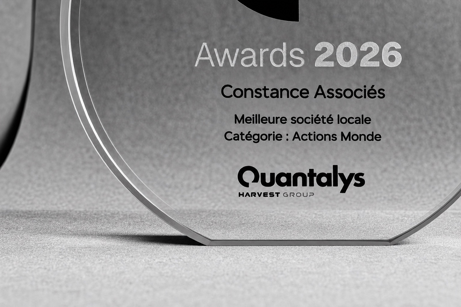 Quantalys Harvest Group 2026 — Meilleure société locale — Gestion Actions Monde